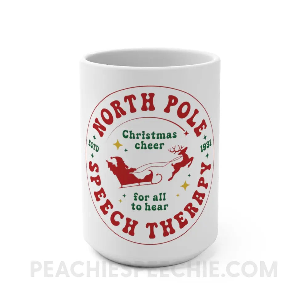 North Pole Speech Therapy Coffee Mug - peachiespeechie.com