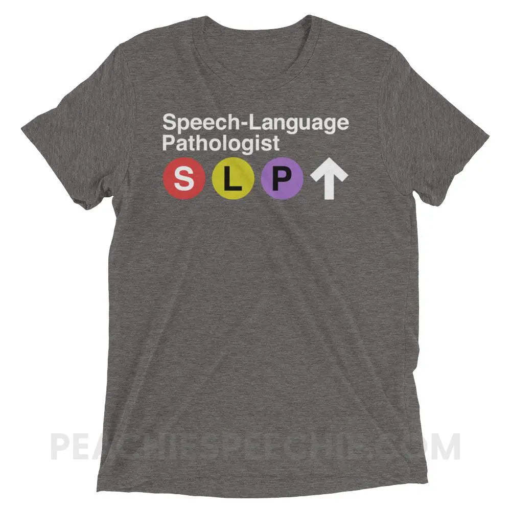 NYC SLP Tri-Blend Tee - Grey Triblend / XS - T-Shirts & Tops peachiespeechie.com