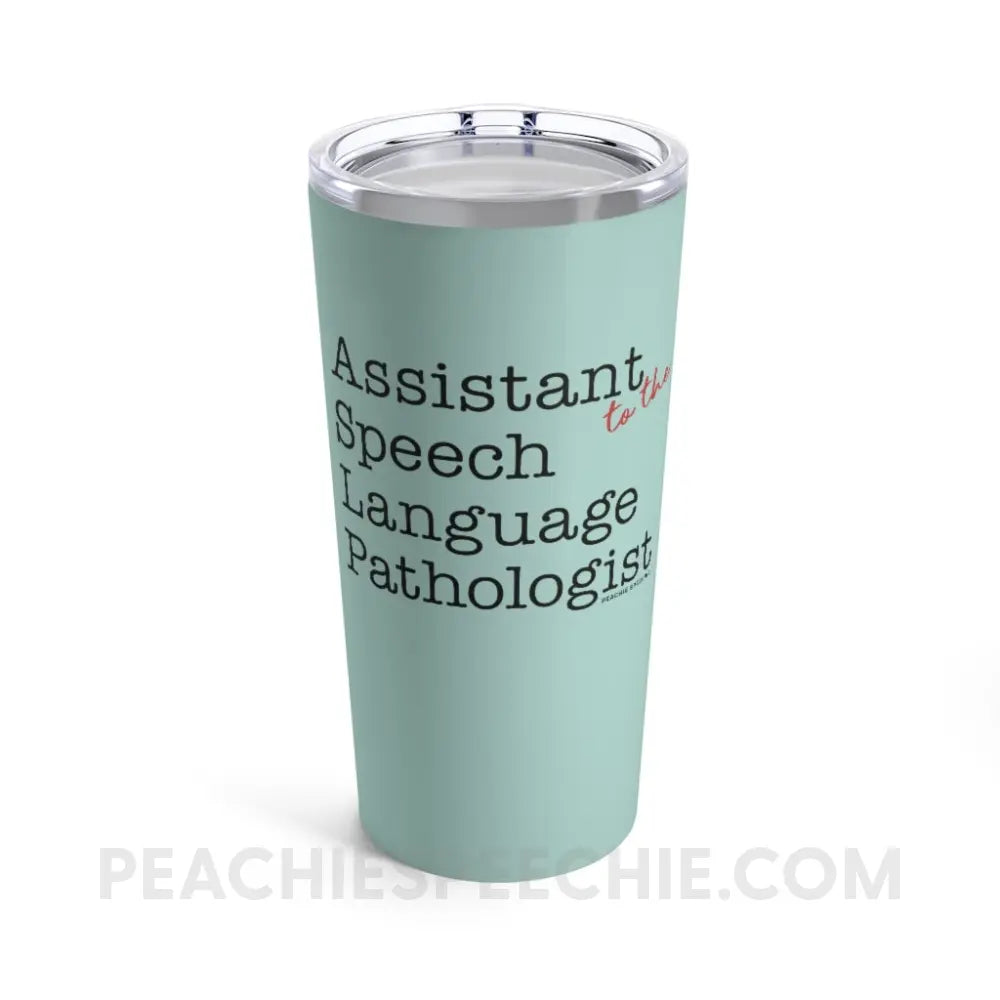 The Office Assistant (to the) Speech Language Pathologist Tumbler - Mug peachiespeechie.com