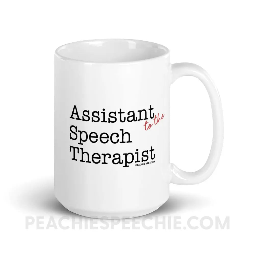 The Office Assistant (to the) Speech Therapist Coffee Mug - 15oz - peachiespeechie.com