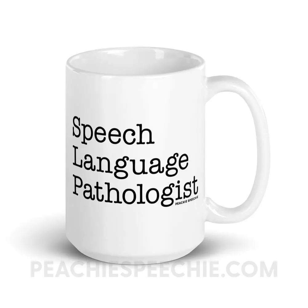 The Office Speech Language Pathologist Coffee Mug - 15oz - peachiespeechie.com
