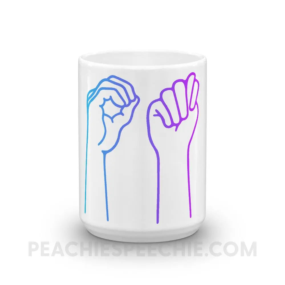 OT Hands Coffee Mug - 15oz - Mugs peachiespeechie.com