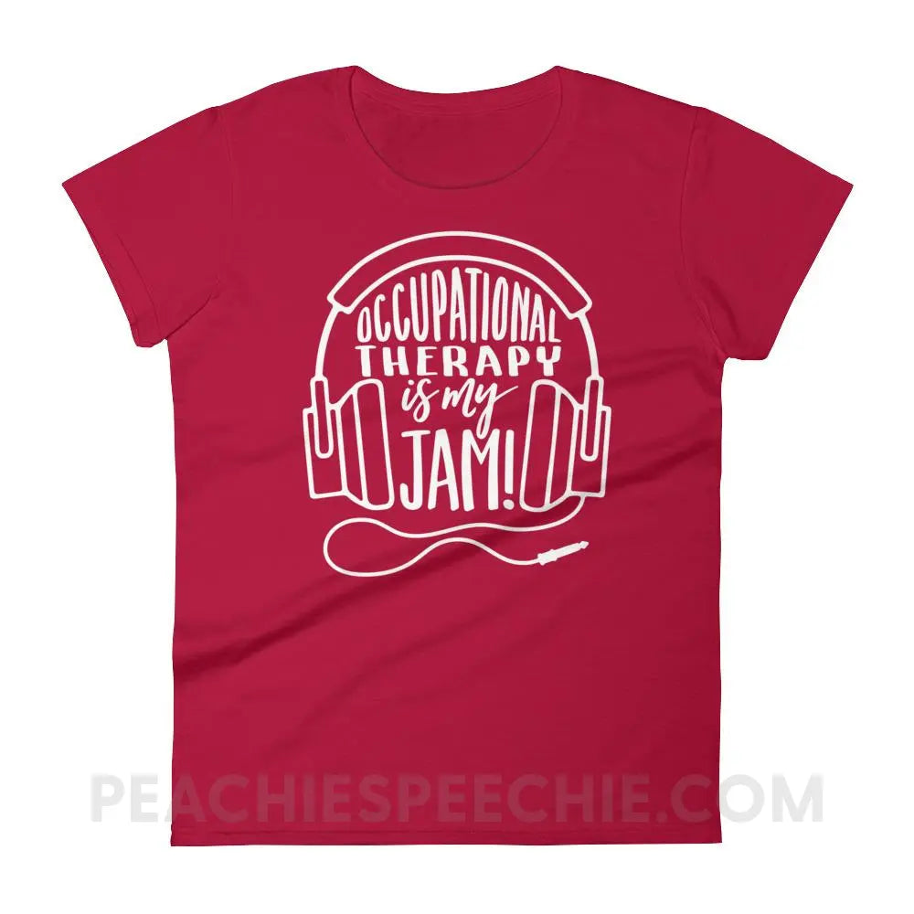 OT Jam Women’s Trendy Tee - Red / S T-Shirts & Tops peachiespeechie.com