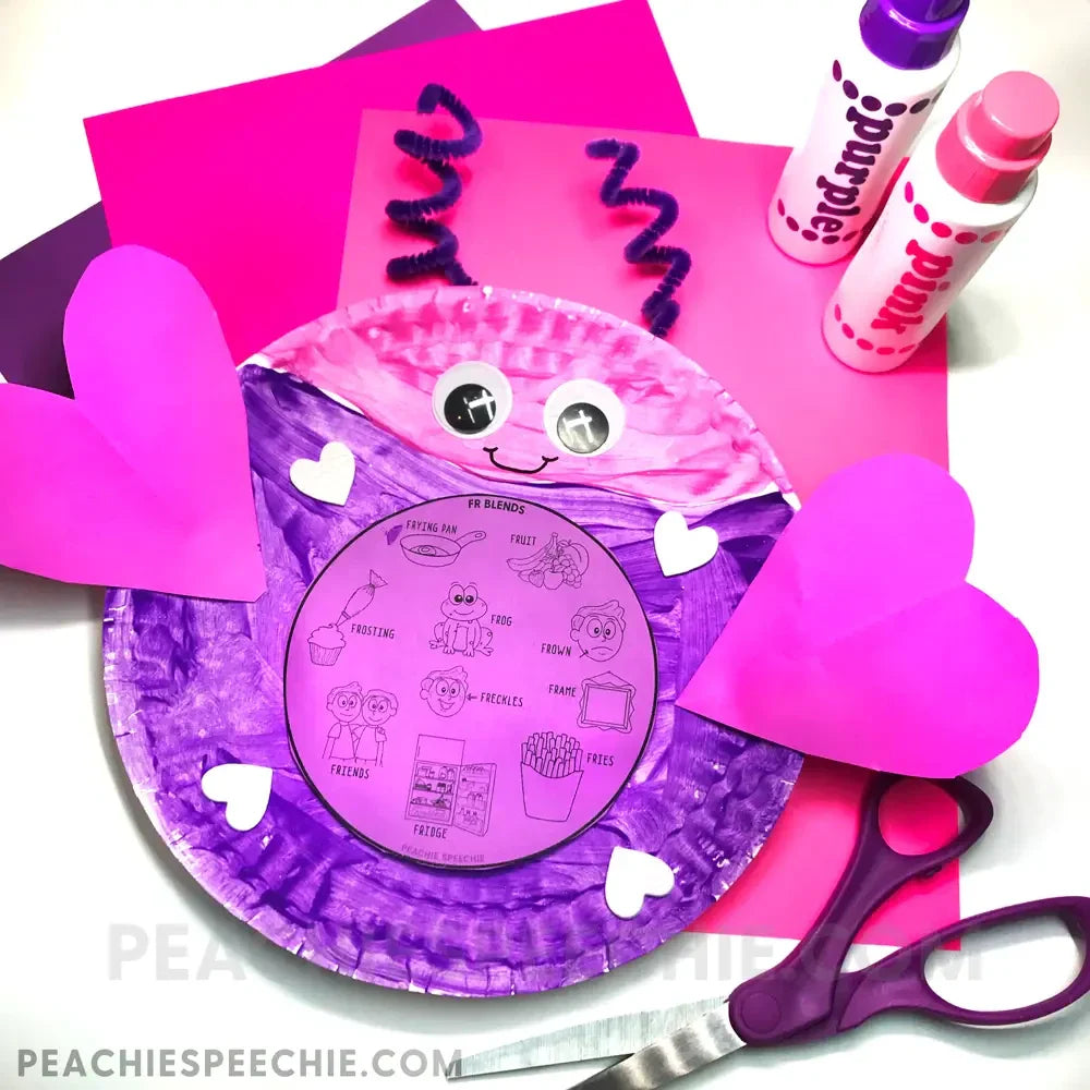 Paper Plate Articulation and Language Activities - Materials peachiespeechie.com