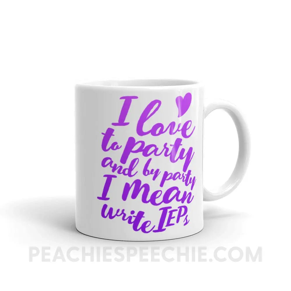 IEP Party Coffee Mug - 11oz - Mugs peachiespeechie.com