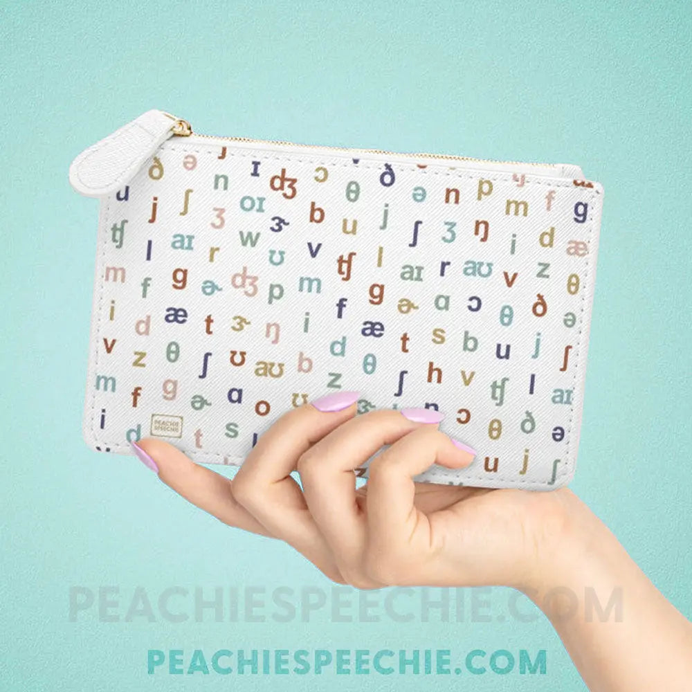 IPA Pattern Tiny Clutch - Bags peachiespeechie.com