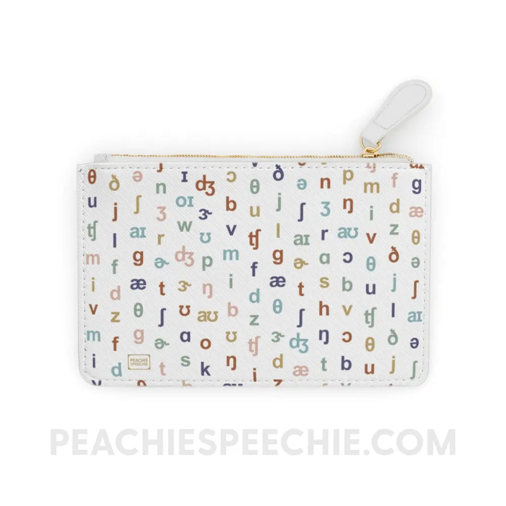 IPA Pattern Tiny Clutch - Bags peachiespeechie.com