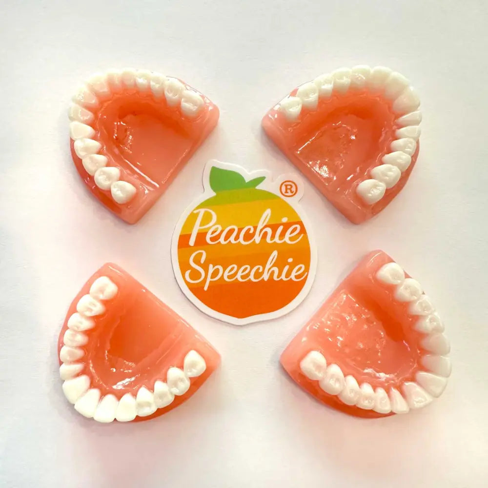 Peachie Speechie Mini Mouth Models + Activities - Just / 4-Pack - peachiespeechie.com