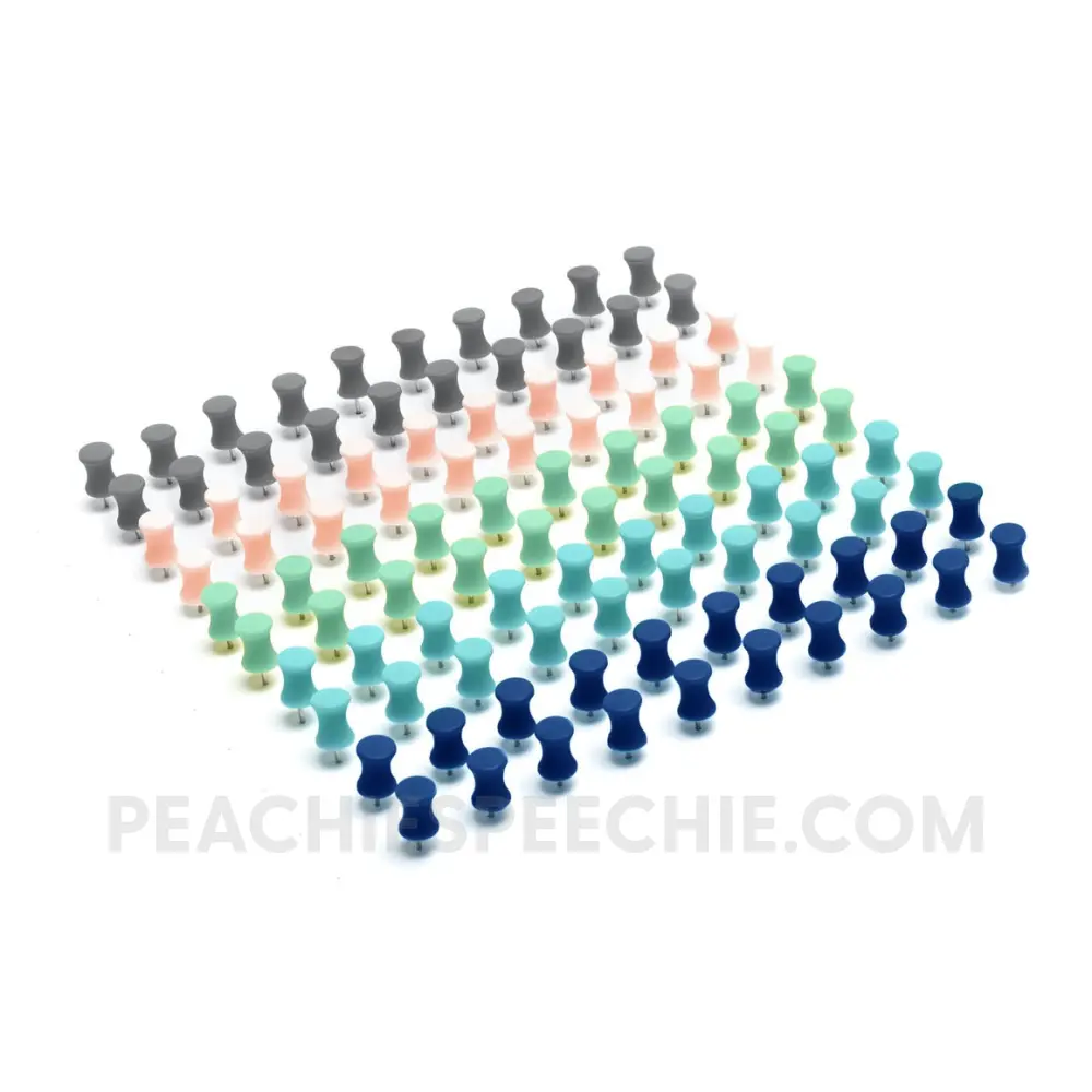 Peachie Speechie® Push Pins - peachiespeechie.com