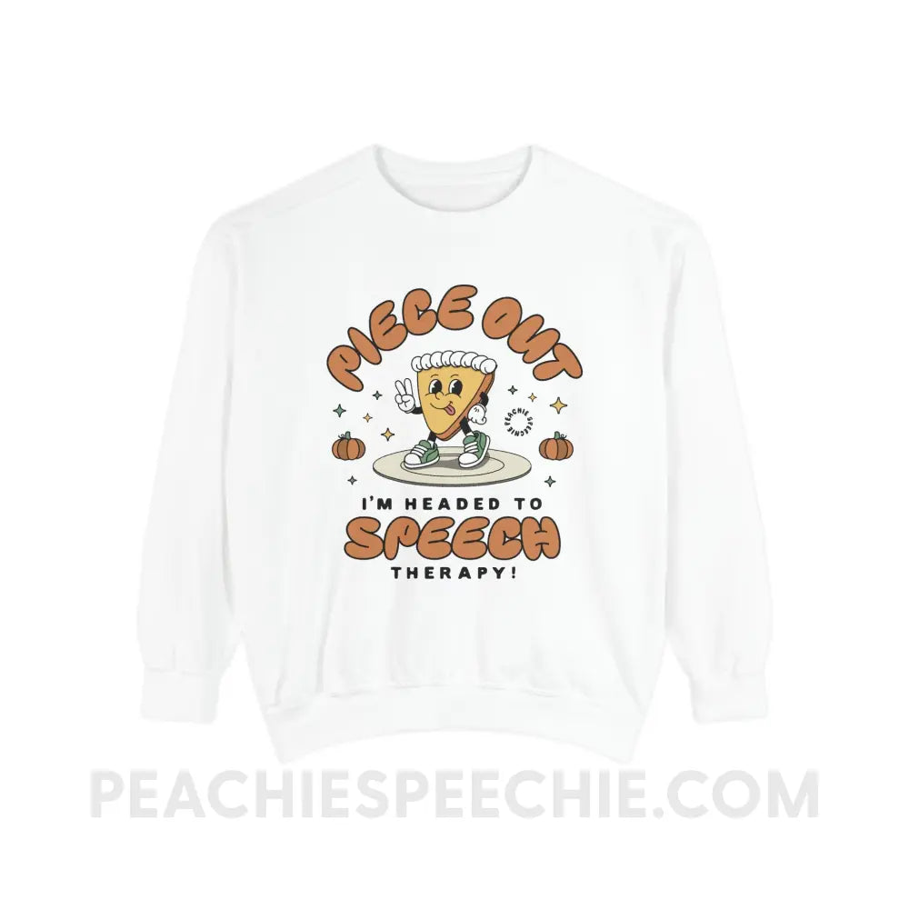 Piece Out Pumpkin Pie Comfort Colors Crewneck - Sweatshirt peachiespeechie.com