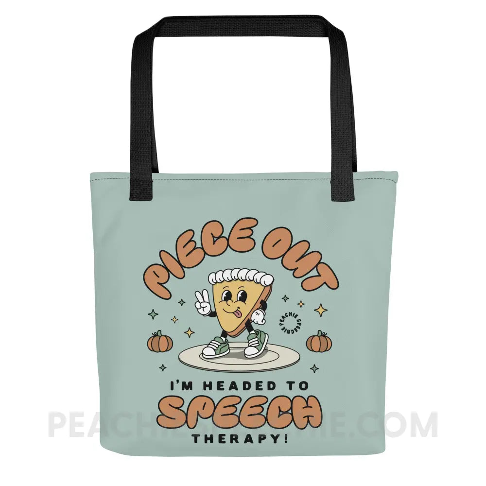 Piece Out Pumpkin Pie Tote Bag - peachiespeechie.com