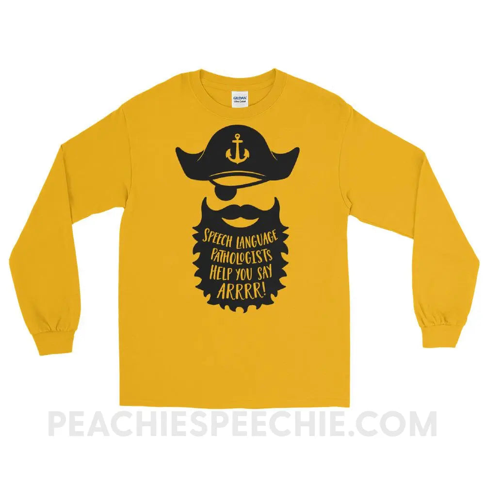 Pirate Long Sleeve Tee - T-Shirts & Tops peachiespeechie.com