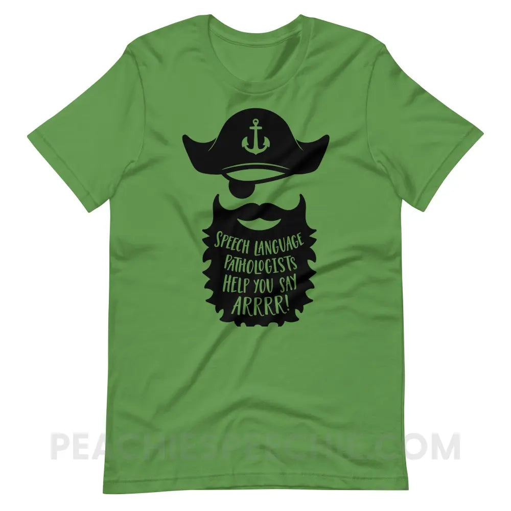 Pirate Premium Soft Tee - Leaf / S T - Shirts & Tops peachiespeechie.com