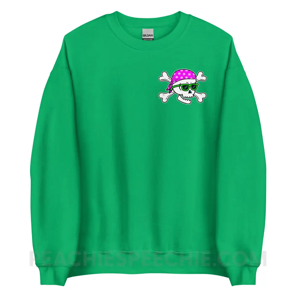 Pirate’s Life For Me Classic Sweatshirt - Irish Green / S - peachiespeechie.com