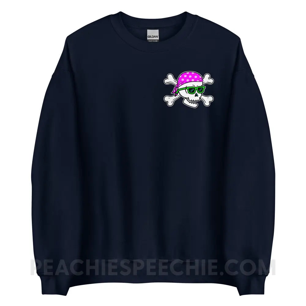 Pirate’s Life For Me Classic Sweatshirt - Navy / S - peachiespeechie.com