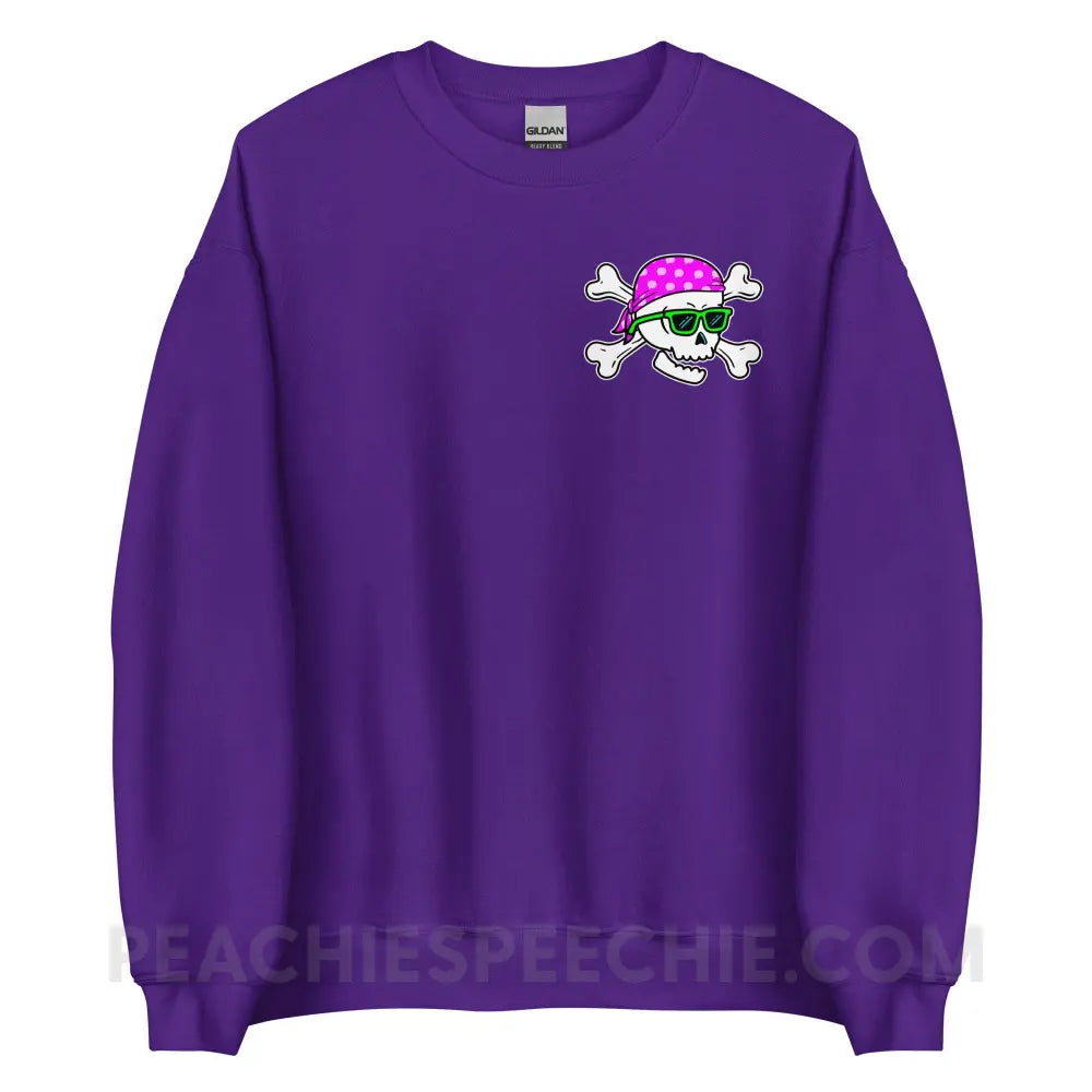 Pirate’s Life For Me Classic Sweatshirt - Purple / S - peachiespeechie.com
