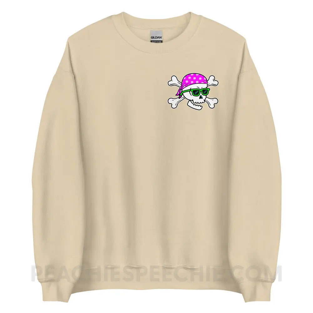 Pirate’s Life For Me Classic Sweatshirt - Sand / S - peachiespeechie.com