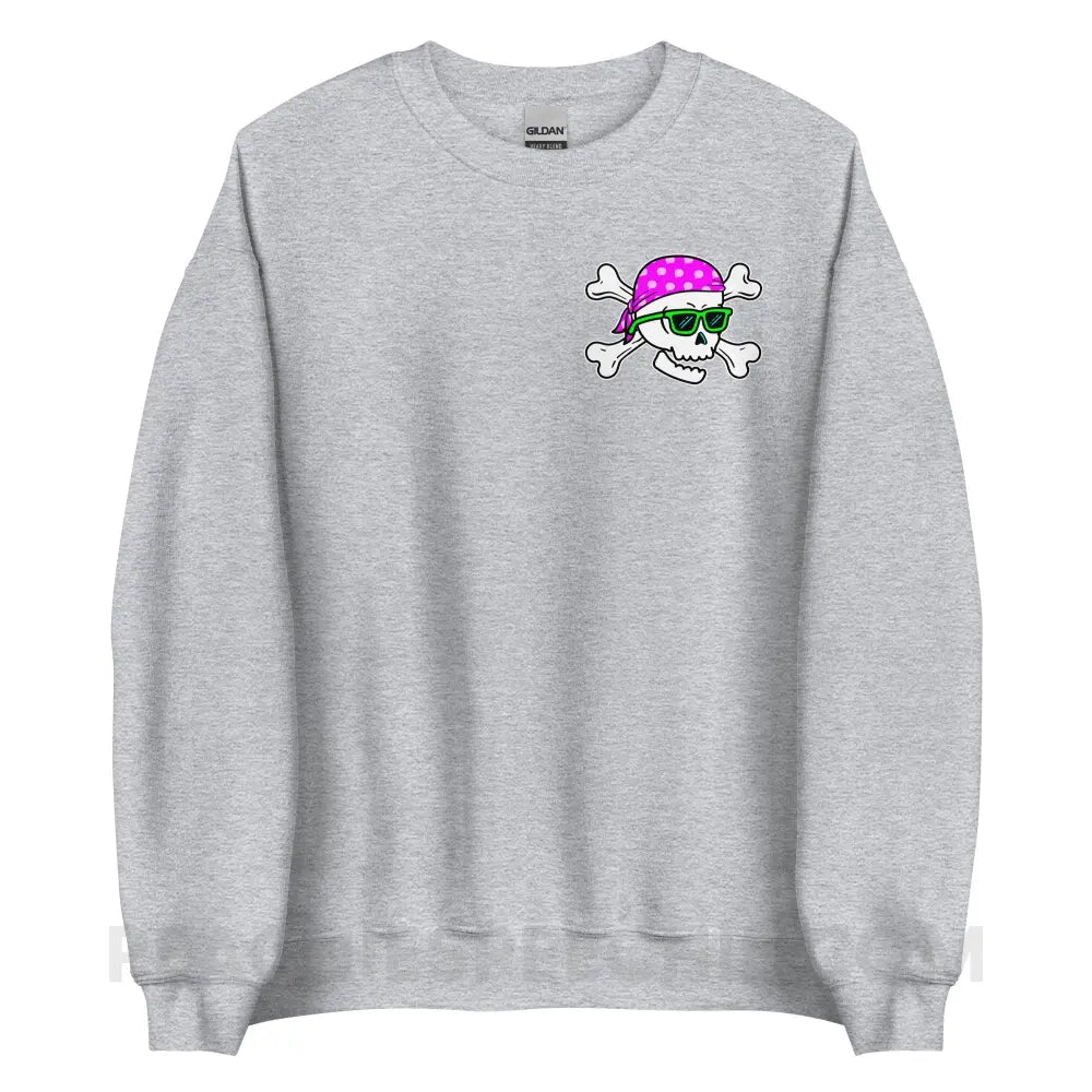 Pirate’s Life For Me Classic Sweatshirt - Sport Grey / S - peachiespeechie.com