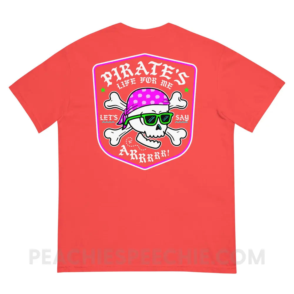 Pirate’s Life For Me Comfort Colors Tee peachiespeechie.com
