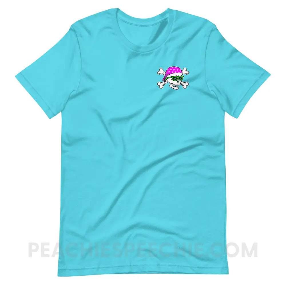 Pirate’s Life For Me Premium Soft Tee Turquoise / XS peachiespeechie.com