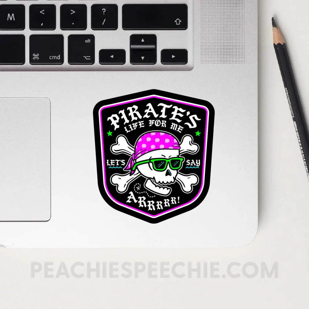 Pirate’s Life For Me Stickers peachiespeechie.com