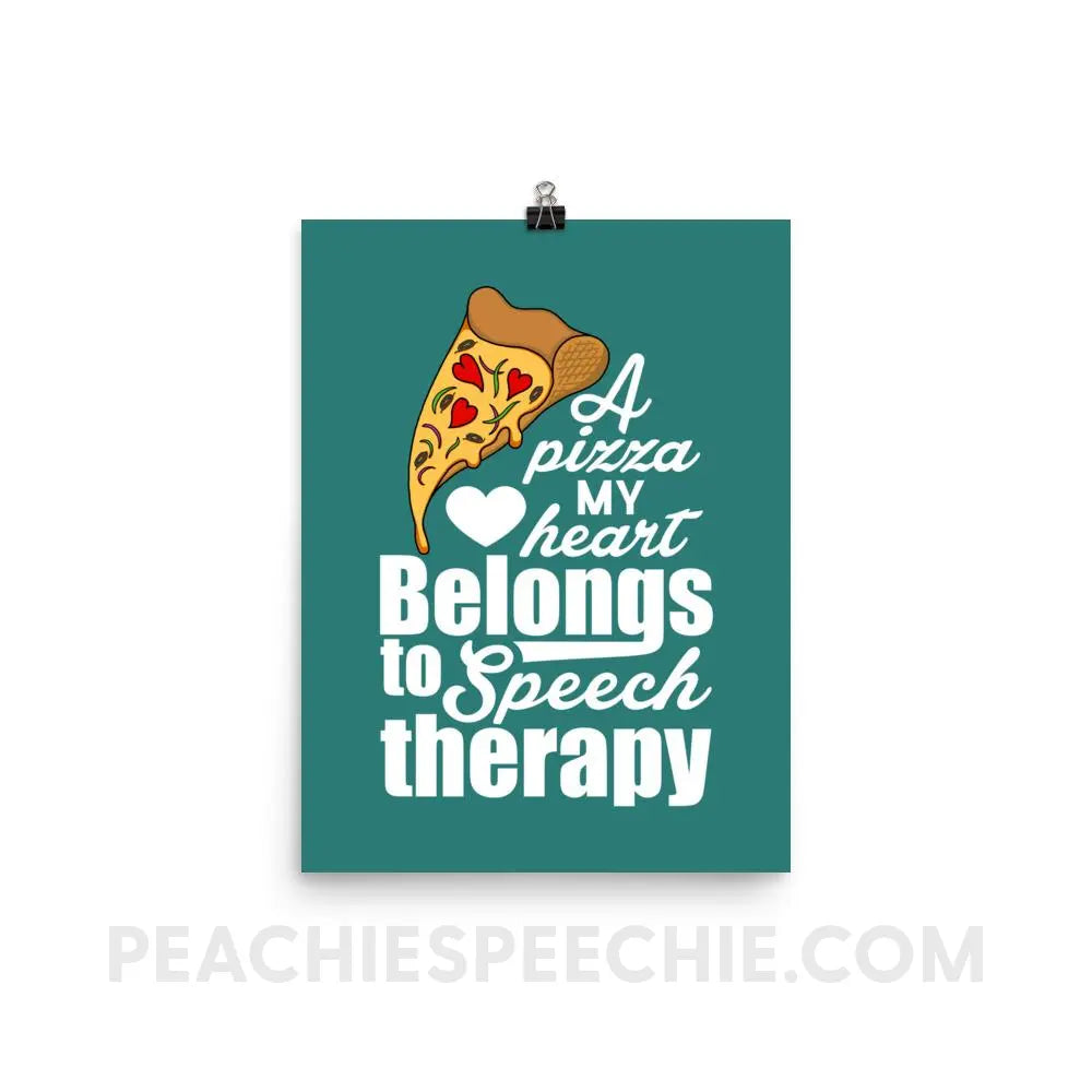 Pizza my Heart Poster - 12×16 - Posters peachiespeechie.com