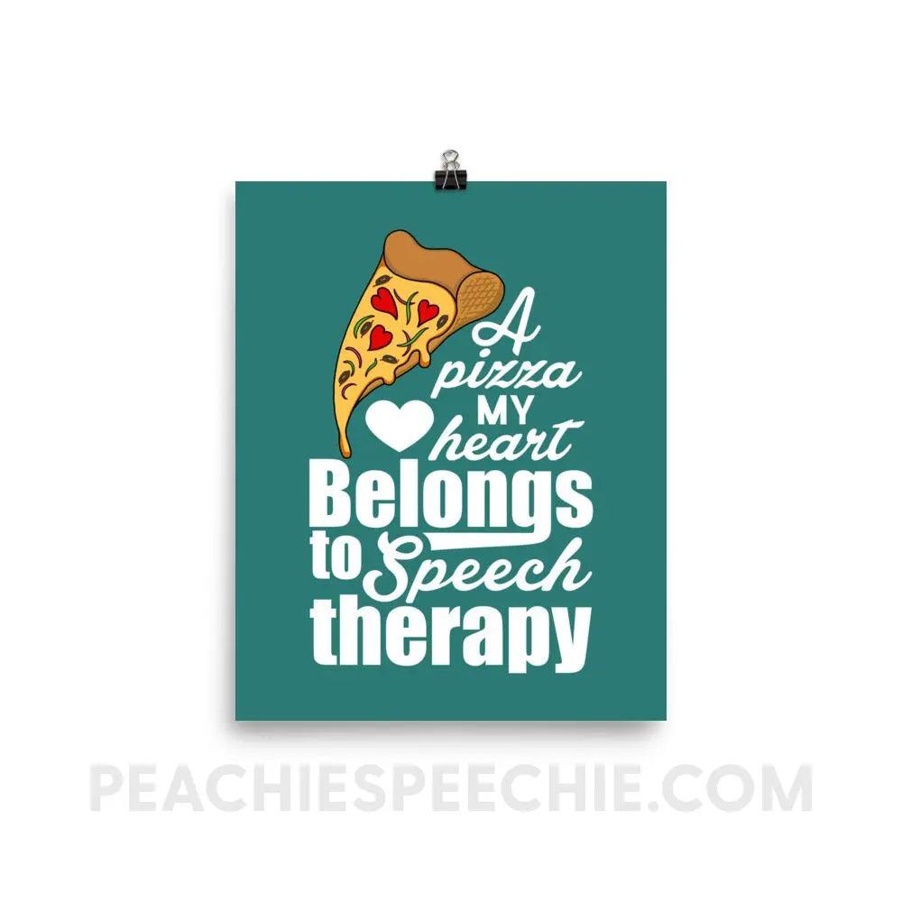 Pizza my Heart Poster - 8×10 - Posters peachiespeechie.com