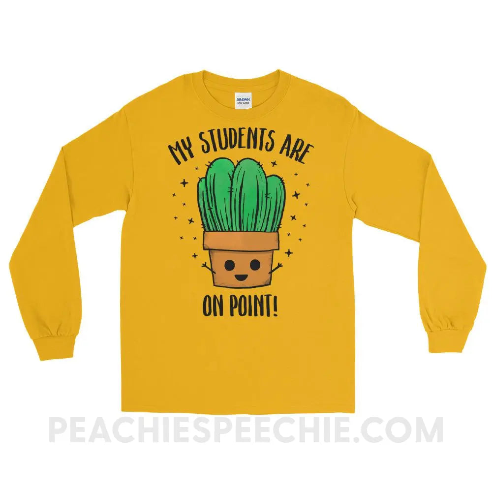 On Point Long Sleeve Tee - T-Shirts & Tops peachiespeechie.com
