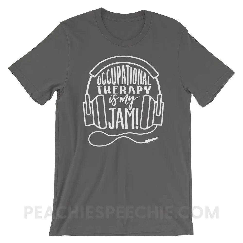 OT Jam Premium Soft Tee - Asphalt / S - T-Shirts & Tops peachiespeechie.com