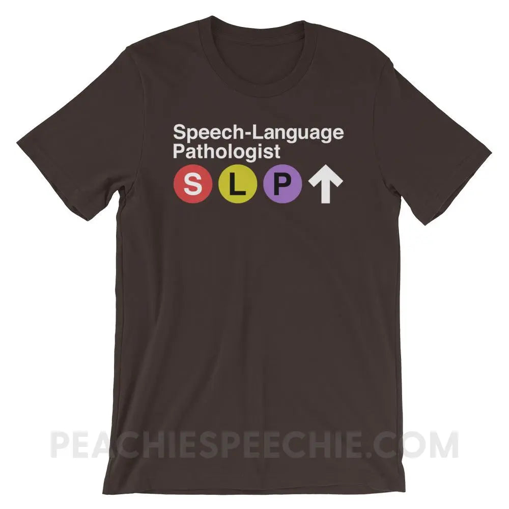 NYC SLP Premium Soft Tee - Brown / S - T-Shirts & Tops peachiespeechie.com
