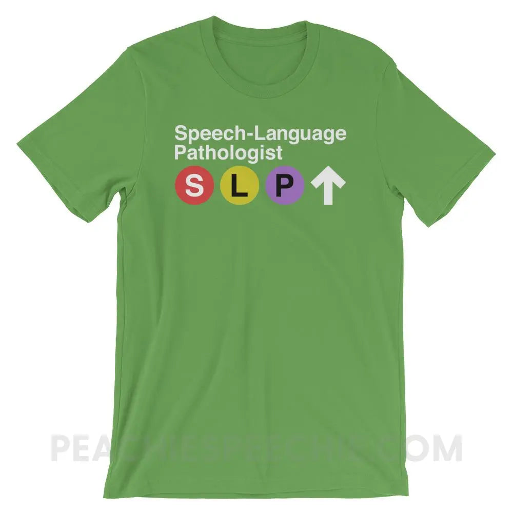 NYC SLP Premium Soft Tee - Leaf / S - T-Shirts & Tops peachiespeechie.com