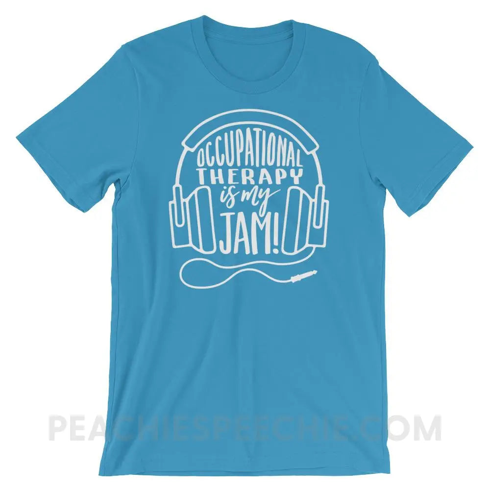 OT Jam Premium Soft Tee - Ocean Blue / S - T-Shirts & Tops peachiespeechie.com