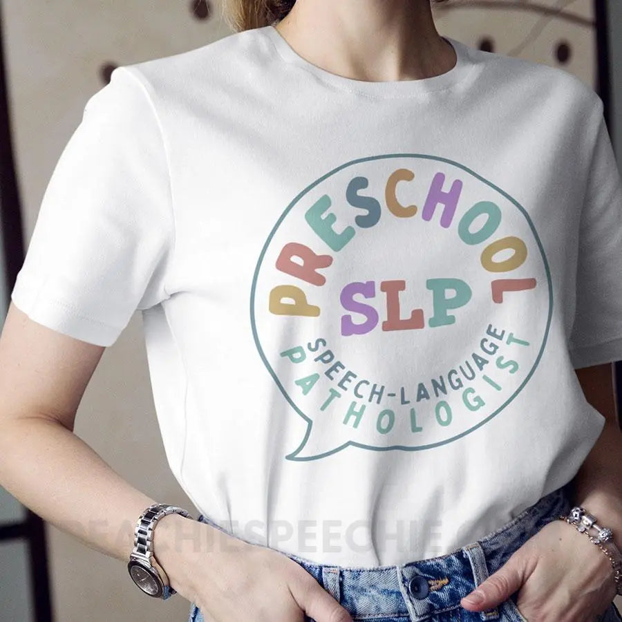 Preschool SLP Comfort Colors Tee - T-Shirt peachiespeechie.com