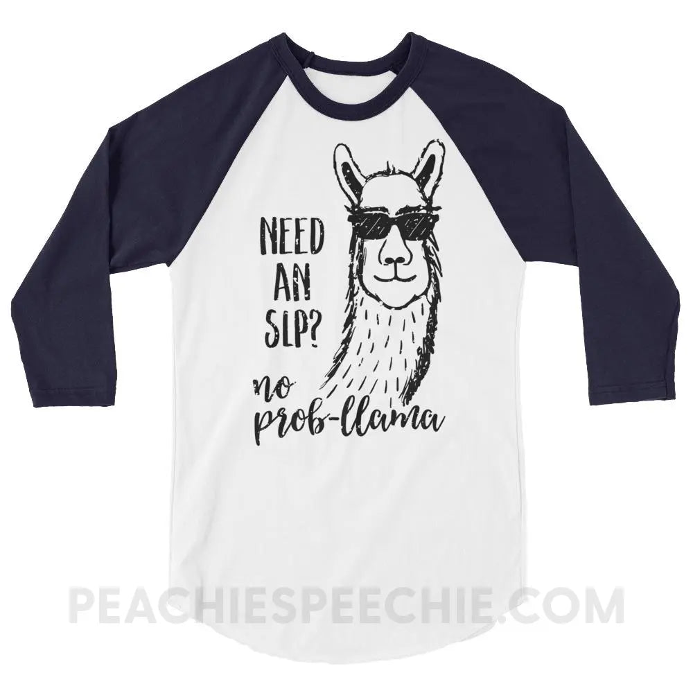 No Prob-llama! Baseball Tee - T-Shirts & Tops peachiespeechie.com