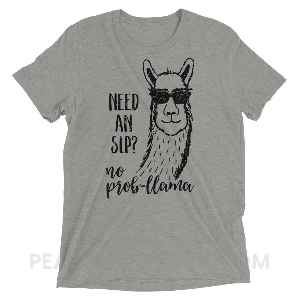 No Prob-llama! Tri-Blend Tee - Athletic Grey Triblend / XS T-Shirts & Tops peachiespeechie.com