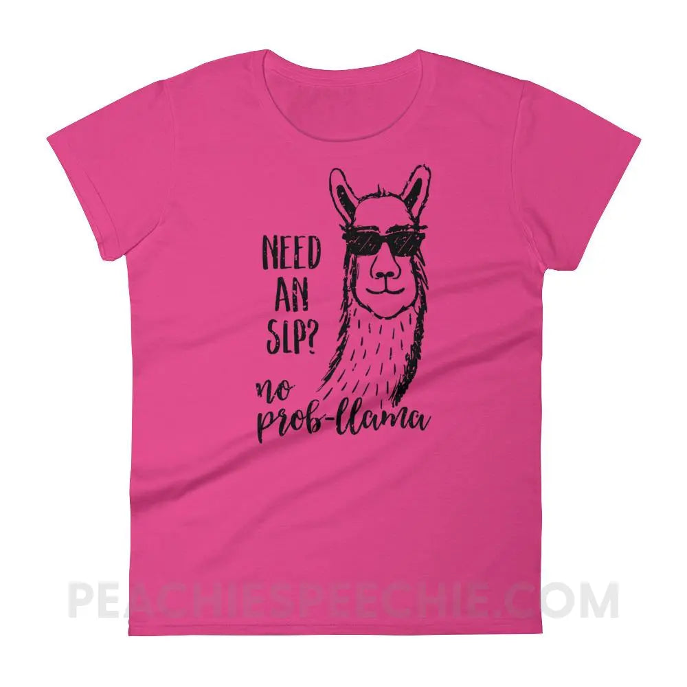 No Prob-llama! Women’s Trendy Tee - T-Shirts & Tops peachiespeechie.com