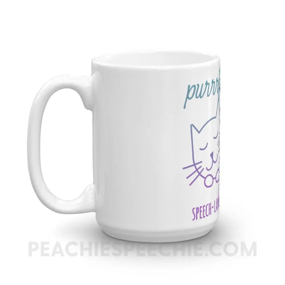 Purrrfect Speech Coffee Mug - Mugs peachiespeechie.com