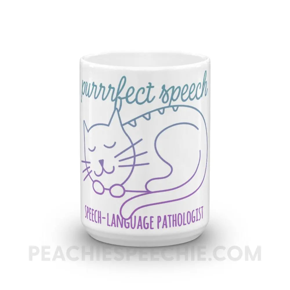 Purrrfect Speech Coffee Mug - Mugs peachiespeechie.com