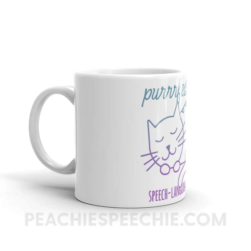 Purrrfect Speech Coffee Mug - Mugs peachiespeechie.com