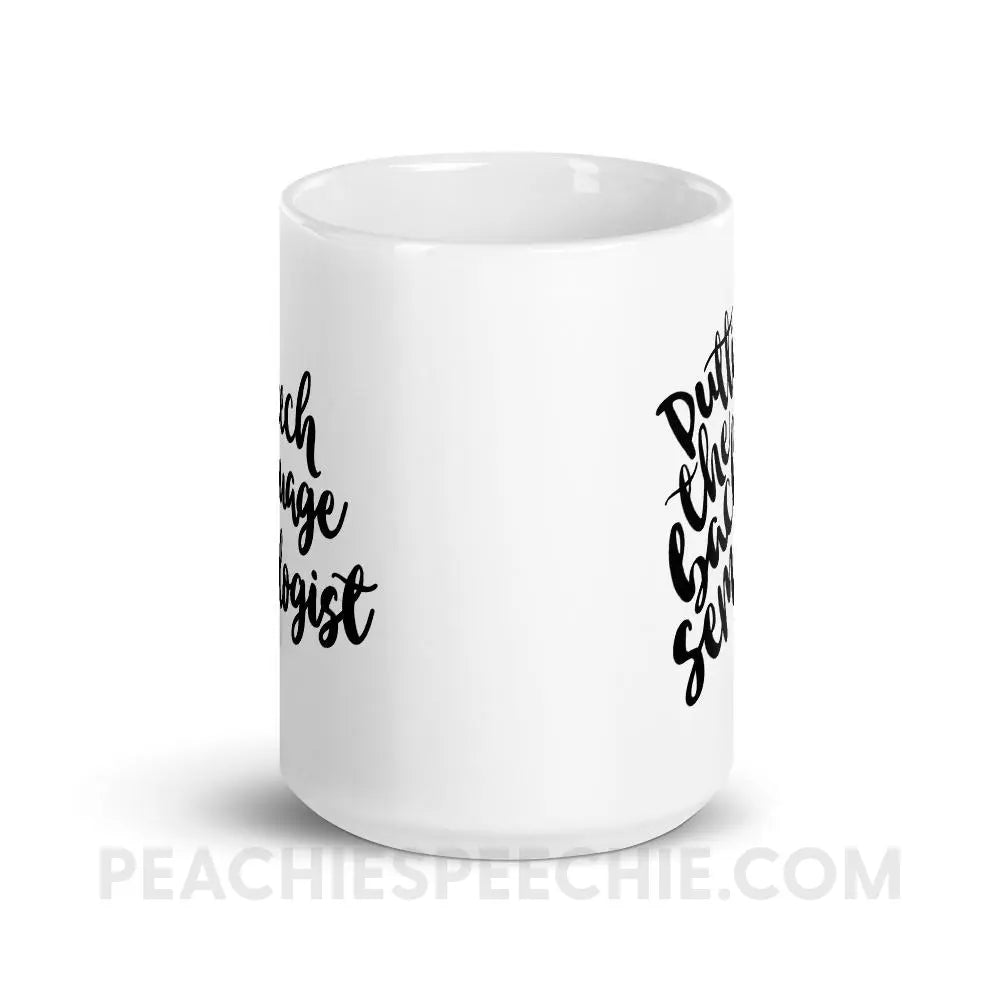 Putting The Antics Back In Semantics Coffee Mug - Mugs peachiespeechie.com