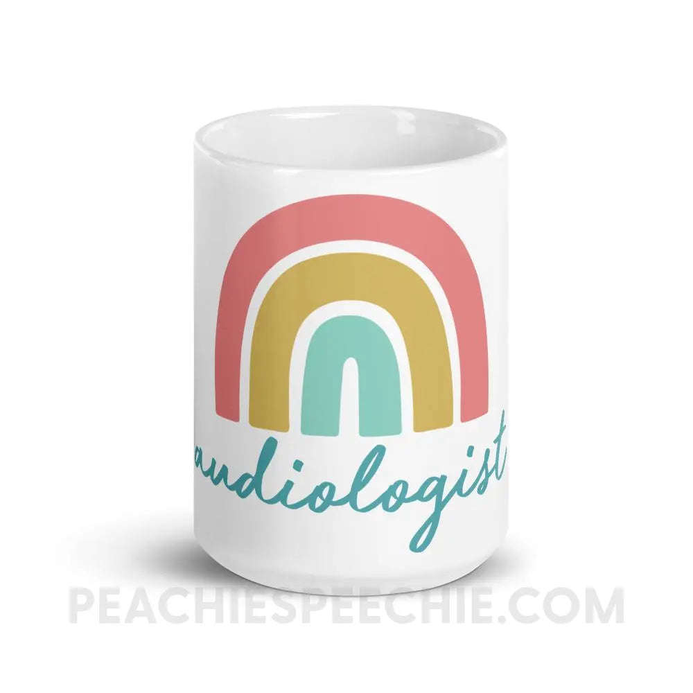 Rainbow Audiologist Coffee Mug - peachiespeechie.com