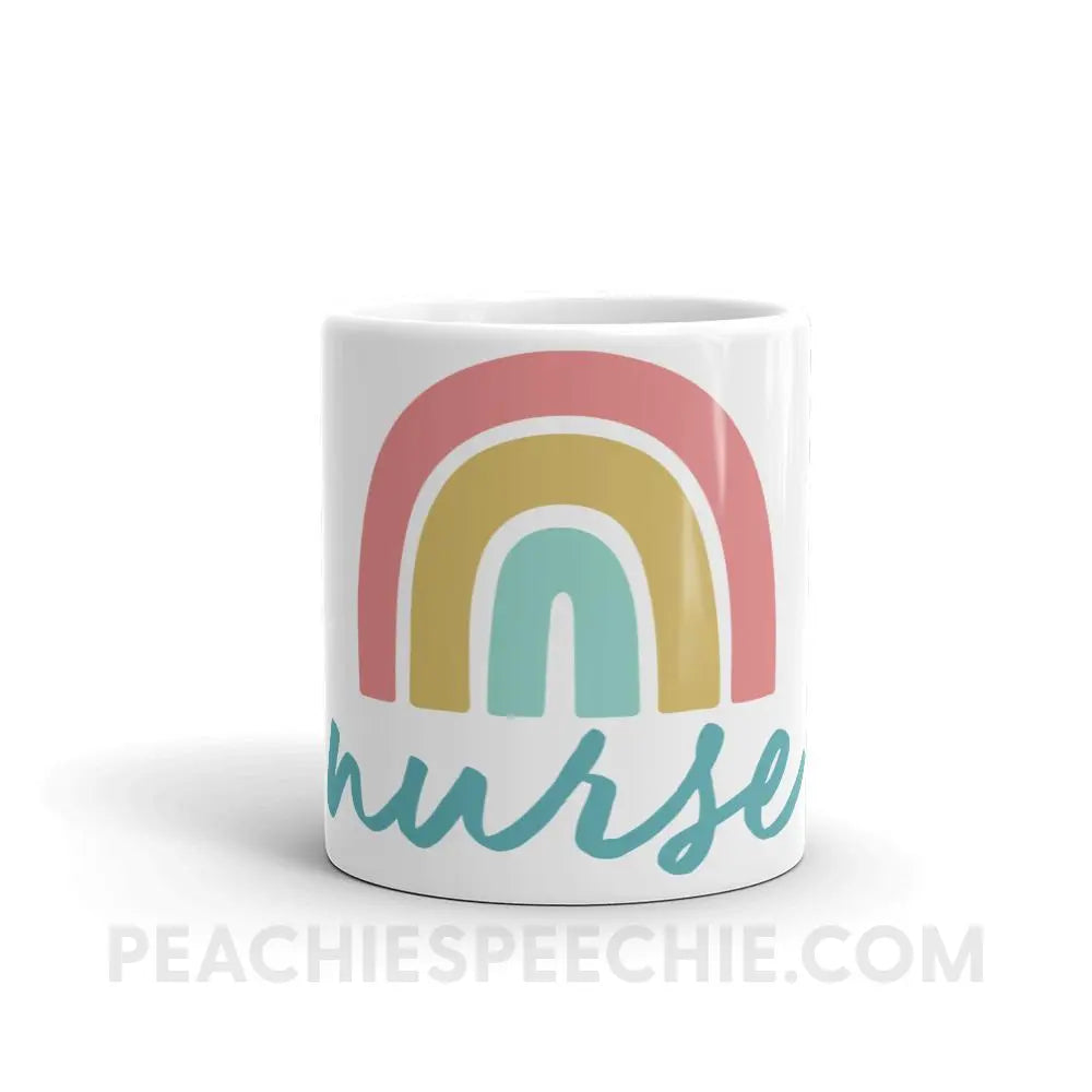 Rainbow Nurse Coffee Mug - peachiespeechie.com