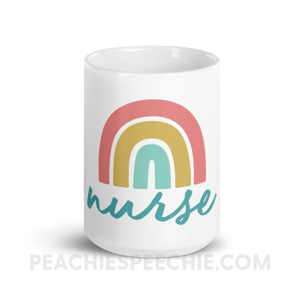 Rainbow Nurse Coffee Mug - peachiespeechie.com