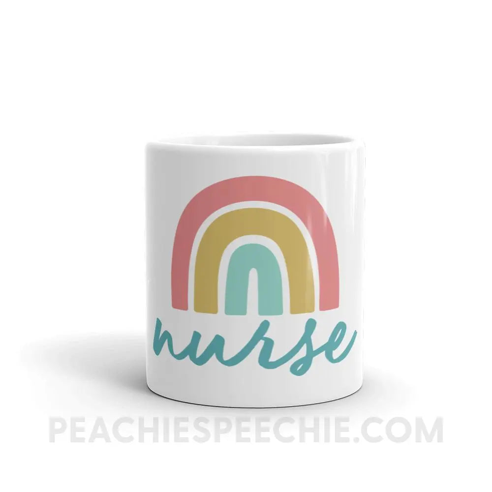 Rainbow Nurse Coffee Mug - peachiespeechie.com