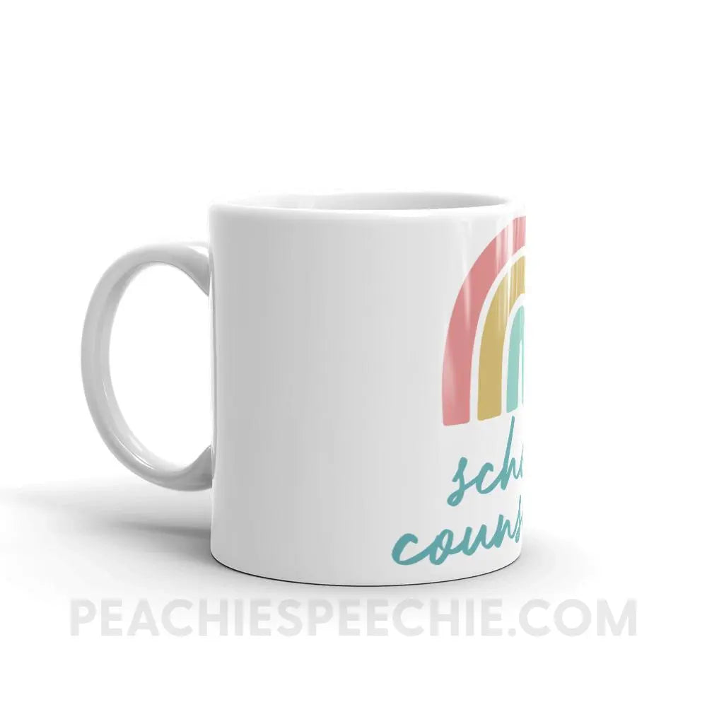 Rainbow School Counselor Mug - peachiespeechie.com