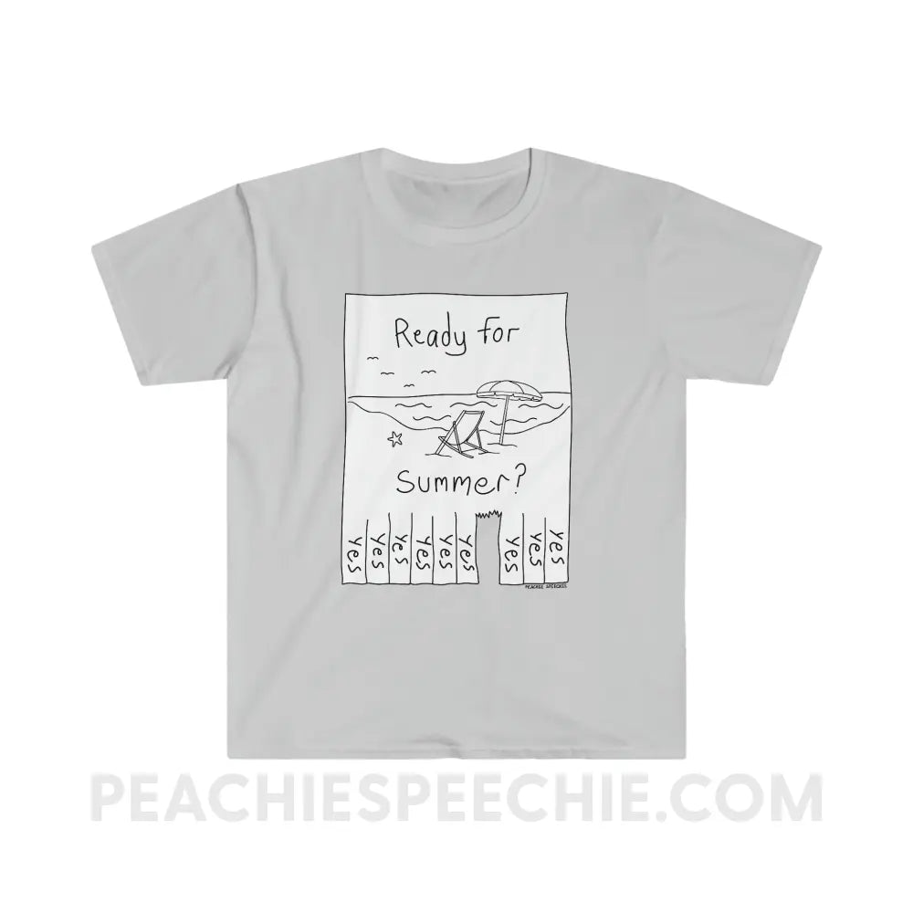 Ready For Summer Tear Away Flyer Classic Tee - Ice Grey / S - T-Shirt peachiespeechie.com