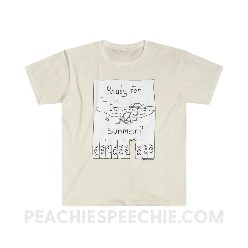 Ready For Summer Tear Away Flyer Classic Tee - Natural / S - T-Shirt peachiespeechie.com