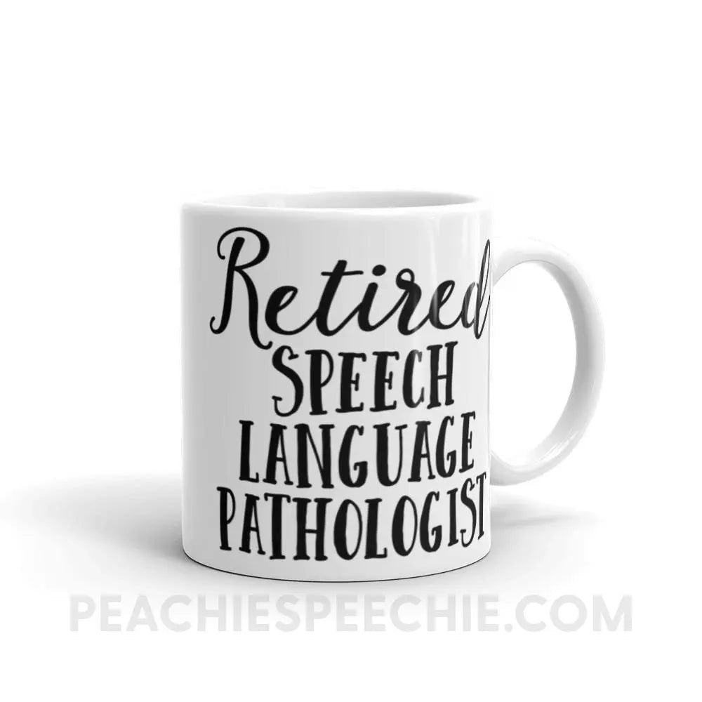 Retired SLP Coffee Mug - 11oz - Mugs peachiespeechie.com