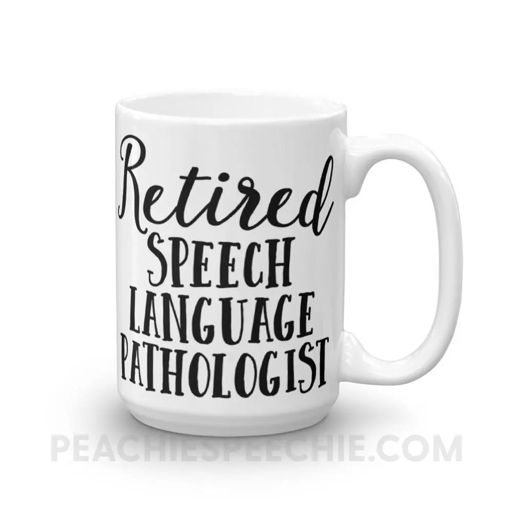 Retired SLP Coffee Mug - 15oz - Mugs peachiespeechie.com