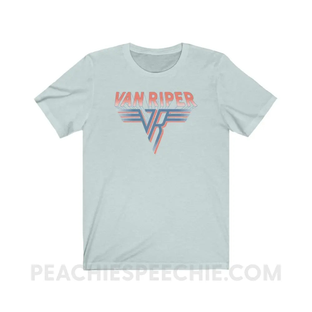 Van Riper Premium Soft Tee - Heather Ice Blue / S - T-Shirt peachiespeechie.com